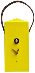 Orologio a Cucù da Parete 12x27x12cm Pirondini Italia Lanterna Giallo Zolfo