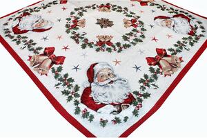 Tovaglia Gobelin Babo Natale 90x90 cm Chenille IT014