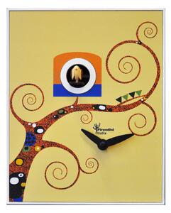 Orologio a Cucù da Parete 16,5x20x10cm Pirondini Italia D'Apres Gustav Klimt