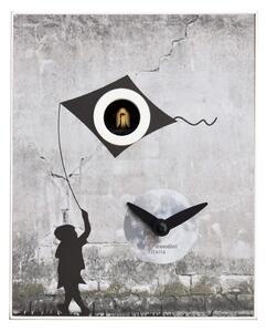 Orologio a Cucù da Parete 16,5x20x10cm Pirondini Italia D'Apres Bansky