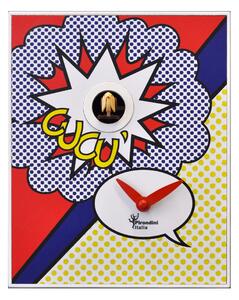 Orologio a Cucù da Parete 16,5x20x10cm Pirondini Italia D'Apres Roy Lichtenstein