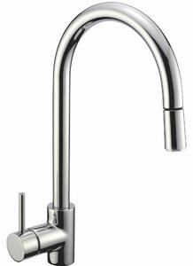 Rubinetto Cucina Miscelatore Monocomando Doccetta Estraibile Apell AP7790CR Cromato