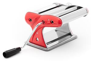 Macchina per Pasta Manuale con Inserti Collection Acciaio/Rosso