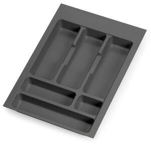 Portaposate Optima Vertex/Concept 500mm Plastica Grigio Antracite Emuca