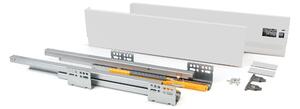 Cassetto Esterno Concept 30 Kg H138 mm P 350 Verniciato Bianco Acciaio Emuca