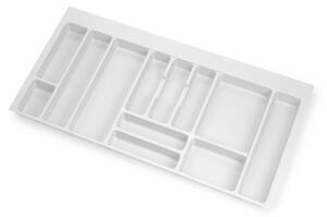 Portaposate Optima Vertex/Concept 500mm (Spalle 16mm) M 1.000 Plastica Bianca Tecnoplastica Emuca