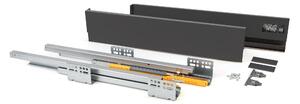 Cassetto Esterno Concept 30 Kg H105 mm P 400 Grigio Antracite Acciaio Emuca