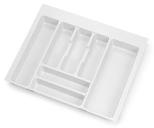 Portaposate Optima Vertex/Concept 500mm (Spalle 16mm) M 600 Plastica Bianca Tecnoplastica Emuca