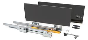Cassetto Esterno Concept 30 Kg H185 mm P 350 Grigio Antracite Acciaio Emuca