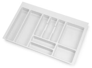Portaposate Optima Vertex/Concept 500mm (Spalle 16mm) M 800 Plastica Bianca Tecnoplastica Emuca
