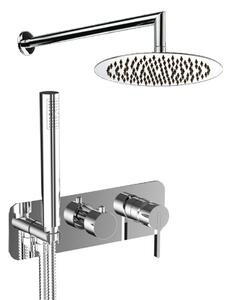 Kit doccia moderno soffione deviatore doccetta cromato di design urban - Olimpo Docce