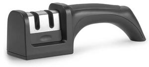 Affilacoltelli Portatile a 2 Fasi con Manico Ergonomico Nero