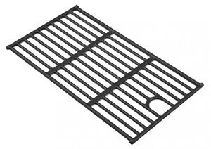 Piastra per Barbecue Davis e Montana 4 Fuochi 41,5x22x2 cm in Ghisa Nero