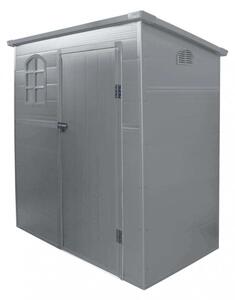 Casetta Box da Giardino Maison 191x111x194 h cm in Plastica Grigio chiaro