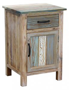 Mobile Reynold 45x40x68 h cm in Legno Multicolor