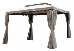 Gazebo Avana 3x4 m in Alluminio Nero