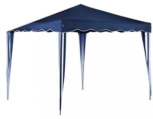Gazebo Pieghevole 3x3 m in Acciaio Blu