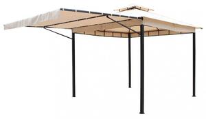 Gazebo Stark 3x3x265 h m in Metallo Beige