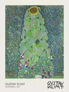 Riproduzione Sunflowers 1907, Gustav Klimt