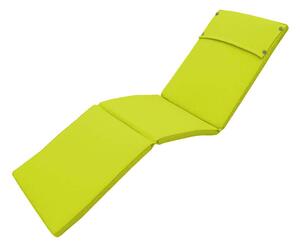 Cuscino Real Lettino 194,5x59x4 cm in Poliestere Verde