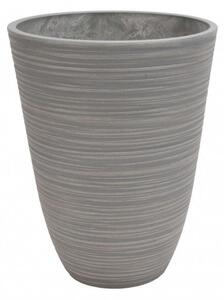 Vaso Piccolo Anemone Ø25,5x32,5 cm in Fibra sintetica Antracite