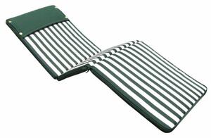 Cuscino Real Lettino 194,5x59x4 cm in Poliestere Verde