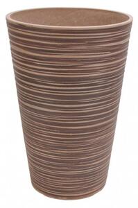 Vaso Piccolo Azalea Ø31x46 cm in Fibra sintetica Taupe