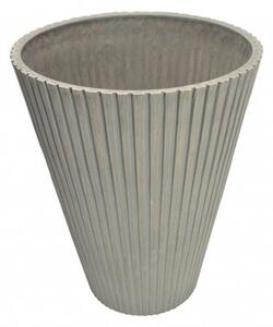 Vaso Piccolo Iris Ø19x22 cm in Fibra sintetica Antracite