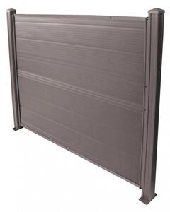 Pannello Fencing 150x120 cm in Plastica Marrone