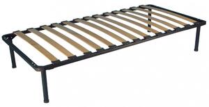 Rete Ortopedica Sanremo Singola 80x190x30 h cm in Acciaio Nero