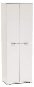 Armadio 4 Ante 60x38x174 h cm in Truciolare bilaminato Bianco