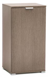 Mobiletto 1 Anta 45x38x85 h cm in Truciolare bilaminato Rovere Grigio