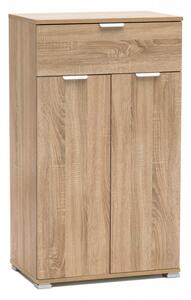 Mobiletto con 2 Anta e 1 Cassetto 27x38x103 h cm in Truciolare bilaminato Naturale