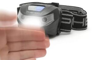Lampada frontale a LED con sensore LED/Li-ion 1200mAh IP54