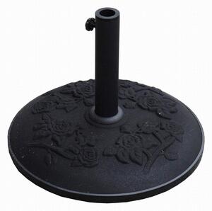 Base Ombrellone da Giardino 25Kg Ø50cm Nera
