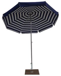 Ombrellone da Giardino Ø2 m Palo Ø33 mm in Acciaio Maffei Venezia Duplex Blu/Bianco e Blu