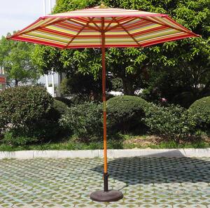 Ombrellone da Giardino in Legno Ø2,70m Vorghini Happy Multicolor