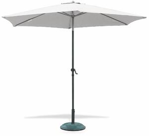 Ombrellone Rotondo da Giardino Ø3 m Palo Ø38 mm in Alluminio Soriani Cuba Ecrù