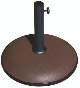 Base per Ombrellone da Giardino Ø41,5 cm 15 Kg in Ferro Soriani Marrone