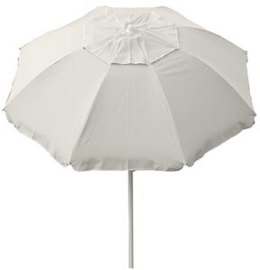 Ombrellone da Giardino Ø165 cm con Palo Ø32 mm in Acciaio Maffei Asia Ecrù