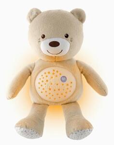 Chicco - Proiettore con melodia BABY BEAR 3xAAA beige