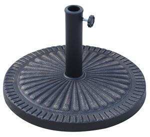 Base per Ombrellone da Giardino 15 Kg in Resina Ø49 cm con Manopola
