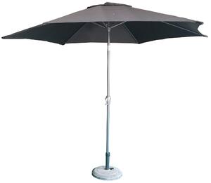 Ombrellone da Giardino Ø3 m Palo Ø38 mm in Alluminio Nero