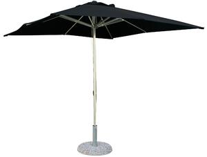 Ombrellone da Giardino in Alluminio Lucido 3x3m Morel Nero