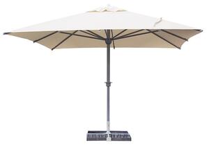 Ombrellone da Giardino 4x4 m Palo Ø65 mm in Alluminio Kraus Dieci Bianco