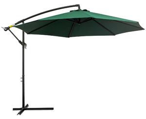 Ombrellone da Giardino in Acciaio Ø3x2,5 m Rex Verde