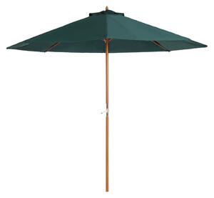 Ombrellone da Giardino Ø2,7 m Palo Ø38 mm in Legno di Pioppo Verde