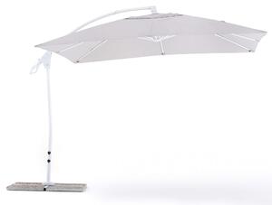 Ombrellone da Giardino Decentrato 3x3m in Alluminio e Poliestere Suitset Grigio