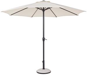 Ombrellone da Giardino Ø3 m Palo Ø46 mm in Alluminio Telo in Poliestere Ecrù