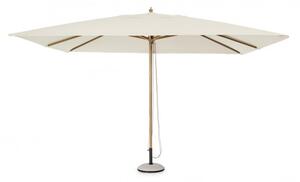 Ombrellone da Giardino 3x4 m Palo Ø48 mm Eclipse Naturale in Alluminio